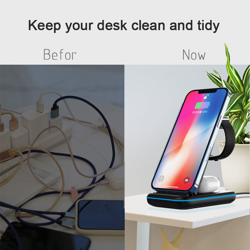 3 in 1 Foldable Wireless Charger